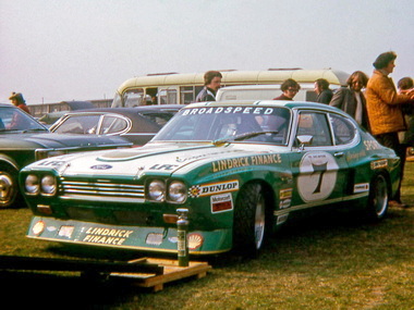 Brands Hatch 1973 Dave Matthews Broadspeed Capri RS2600